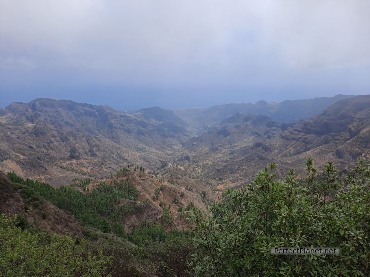 Views from viewpoint of Tajaqué