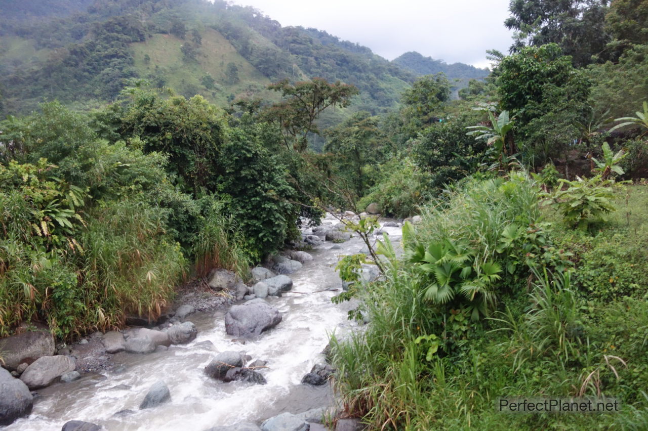 Landscape road to Medellín