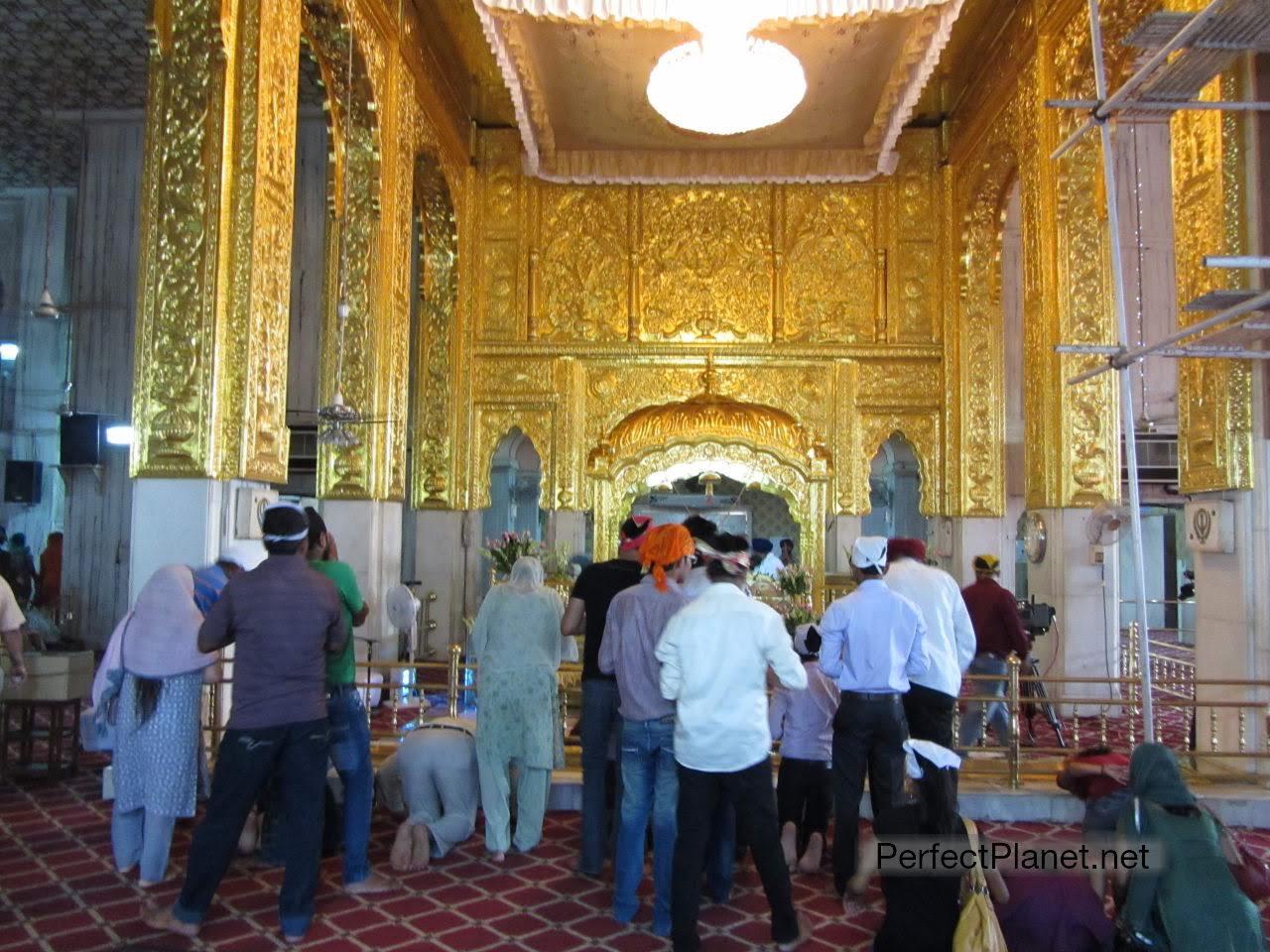 Interior Gurdwara Bangla Sahib