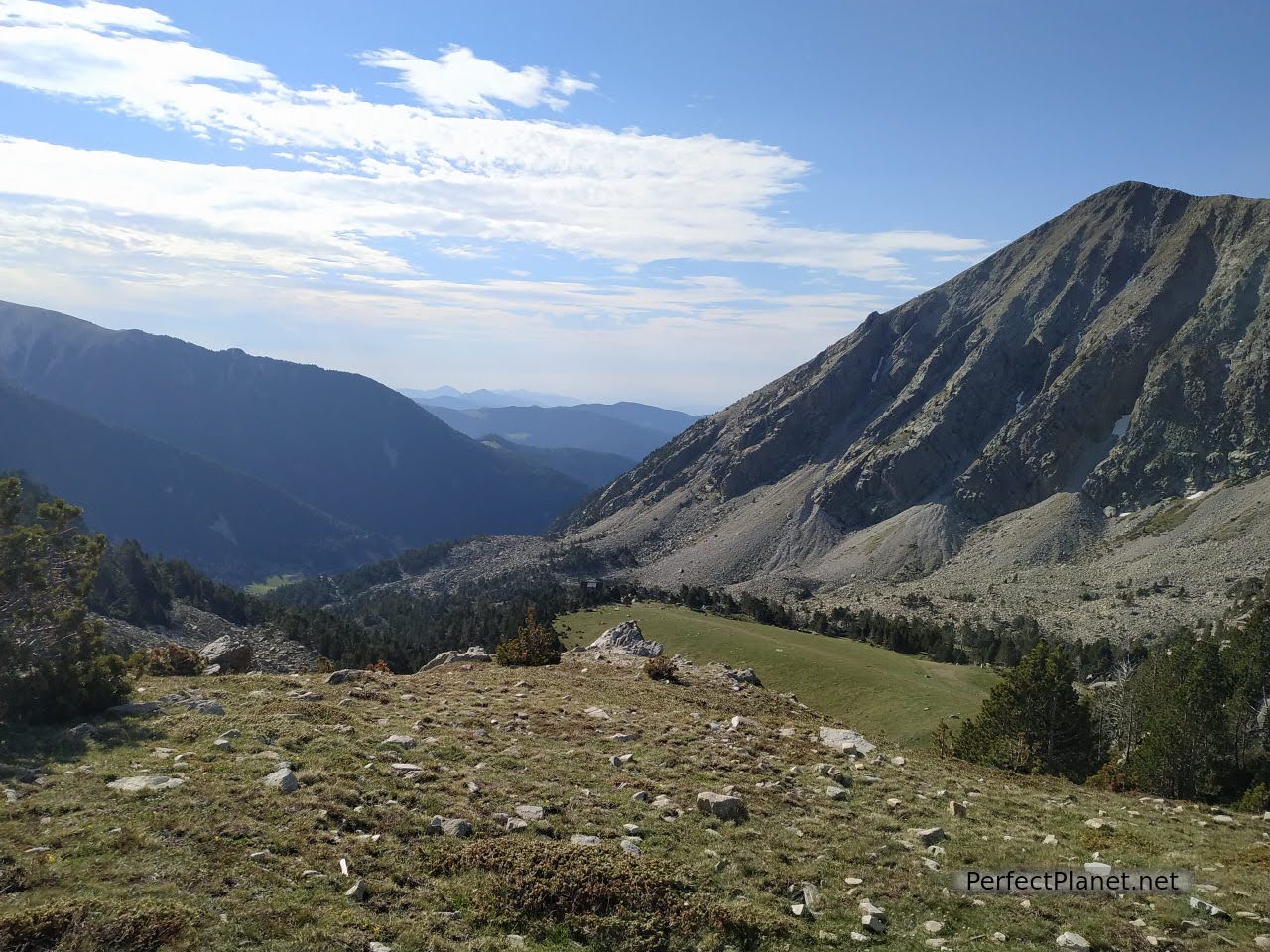 Ulldeter in the background