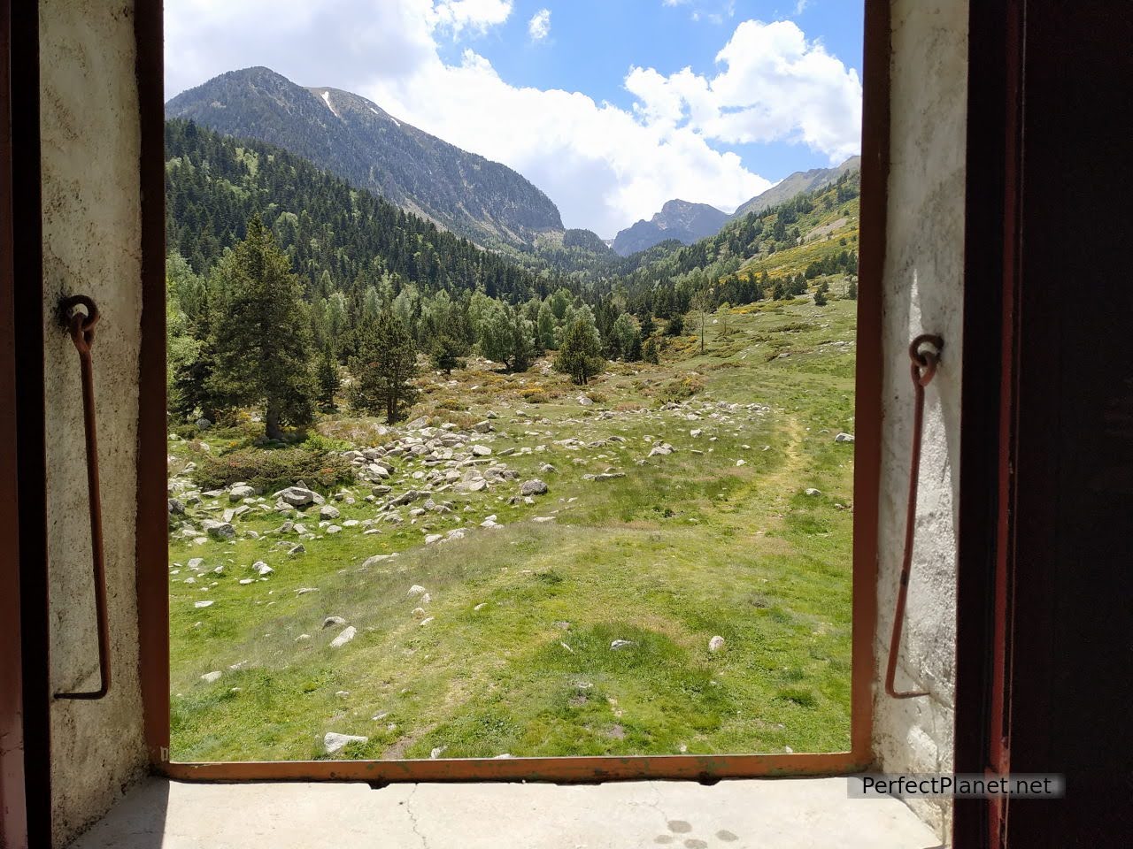 Vistas desde el refugio de Carança