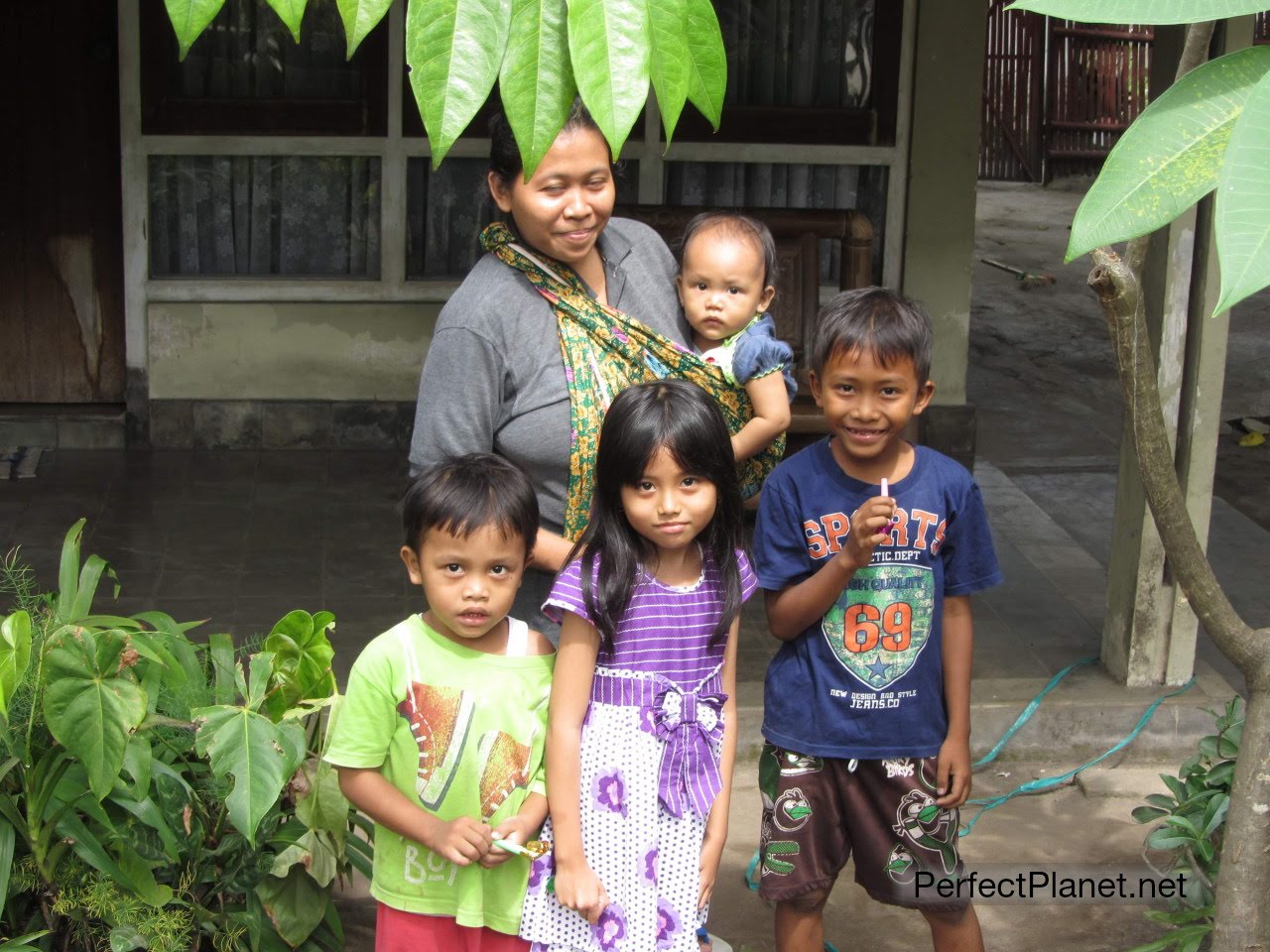 Familia en Yogyakarta