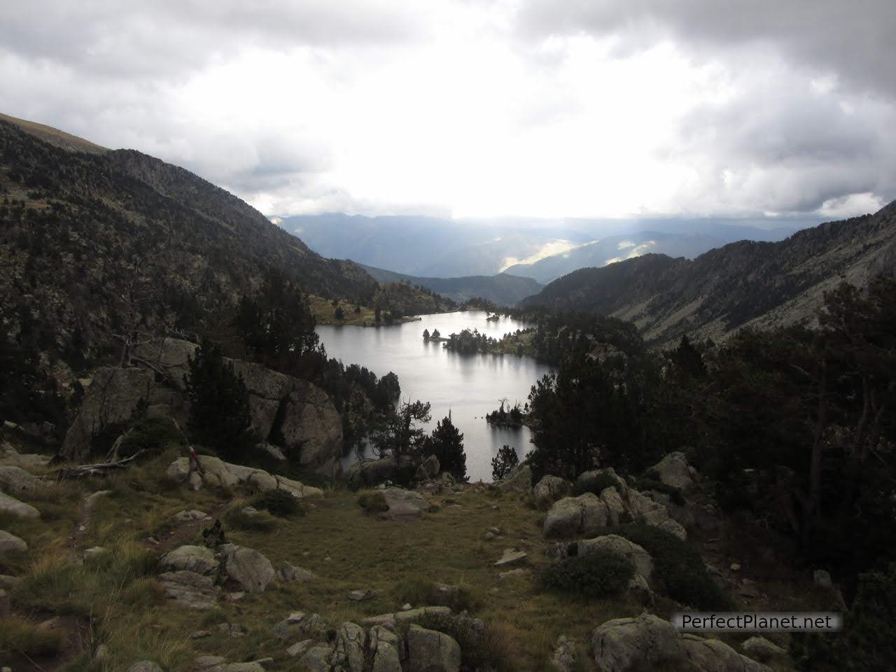 Negre de Peguera lake