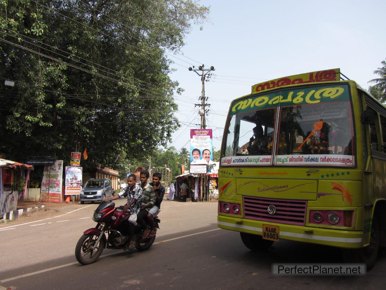 Waiting the bus