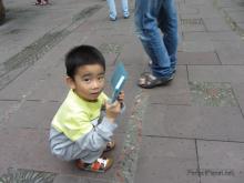 Niño en Chengdu